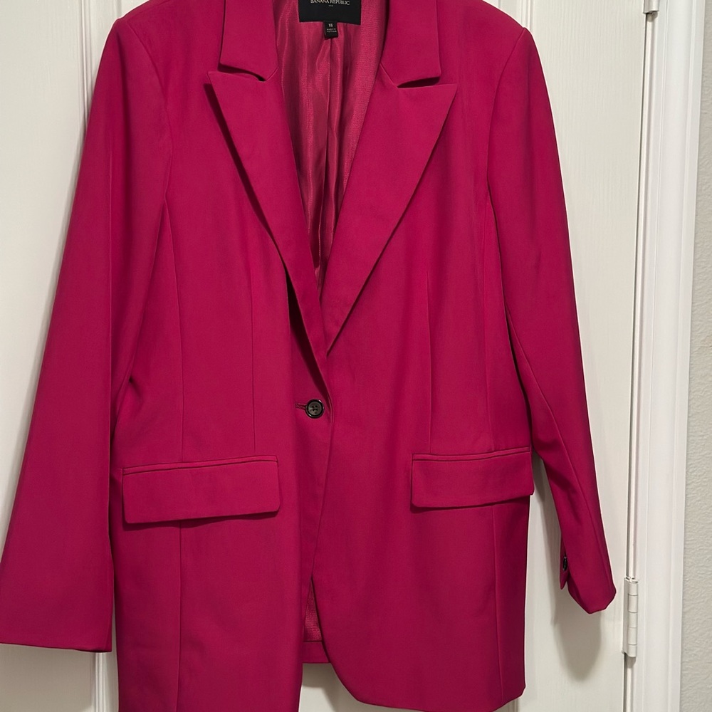 Banana Republic Fuchsia Blazer